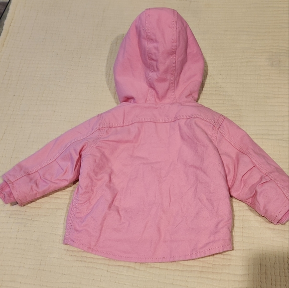 Carhartt fur sherpa lined 6 month jacket pink baby girl - Picture 4 of 6